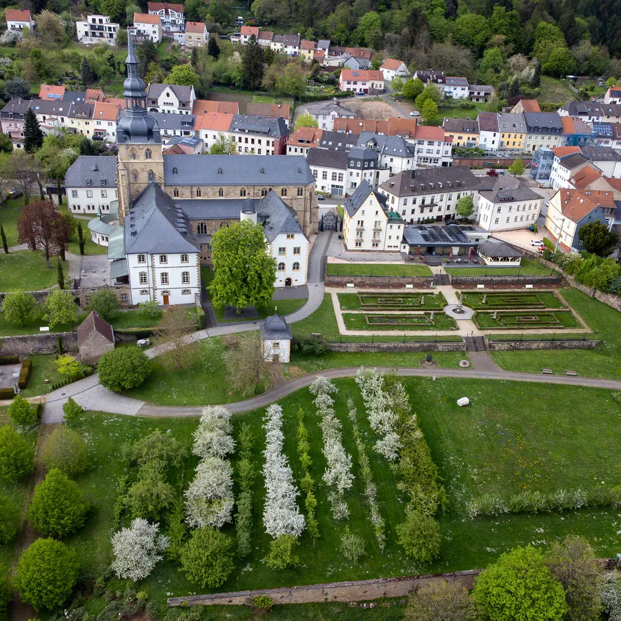 Außenansicht der Abtei