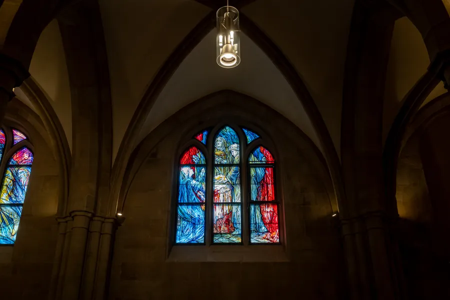 Farbiges Kirchenfenster